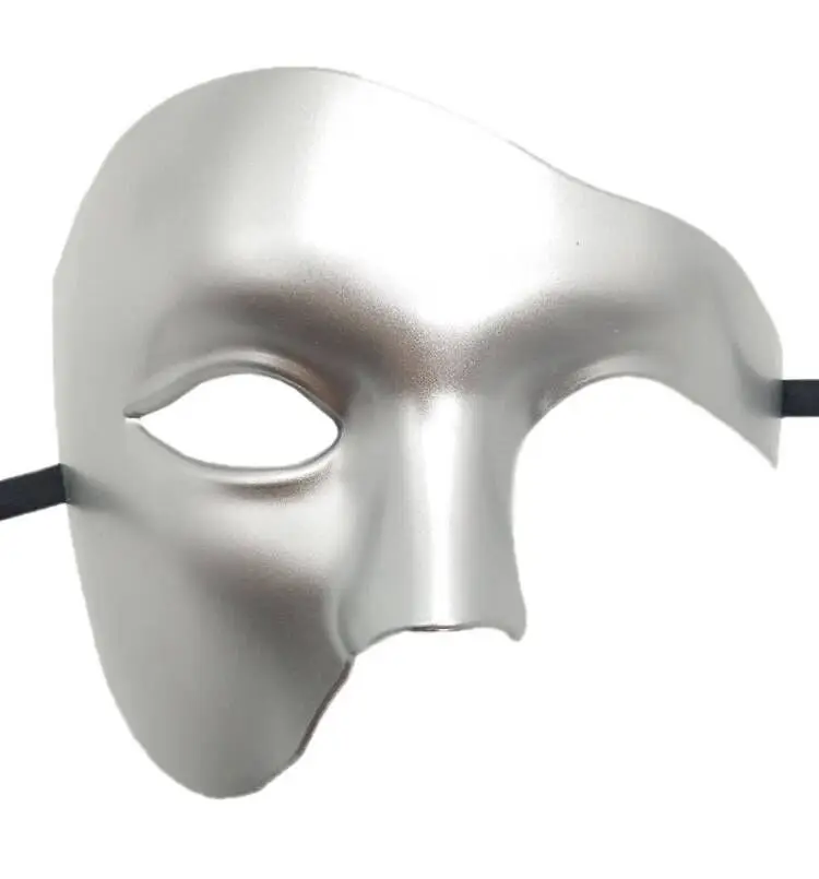 Halloween Steampunk Phantom Masquerade Cosplay Mask ABS Plastic Half Face Men/Women Punk Carnival Costume Props