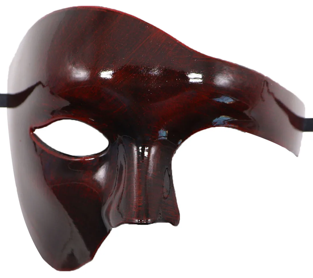 Halloween Steampunk Phantom Masquerade Cosplay Mask ABS Plastic Half Face Men/Women Punk Carnival Costume Props