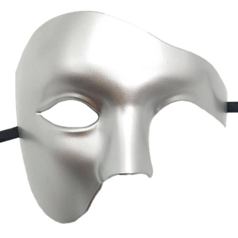 Halloween Steampunk Phantom Masquerade Cosplay Mask ABS Plastic Half Face Men/Women Punk Carnival Costume Props