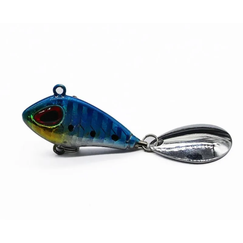 ZWICKE 1pcs Metal Mini VIB with Spoon Fishing Lure Winter Fishing Tackle Crankbait Vibration Spinner Sinking Bait 6g10g17g25g