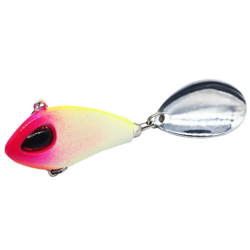ZWICKE 1pcs Metal Mini VIB with Spoon Fishing Lure Winter Fishing Tackle Crankbait Vibration Spinner Sinking Bait 6g10g17g25g