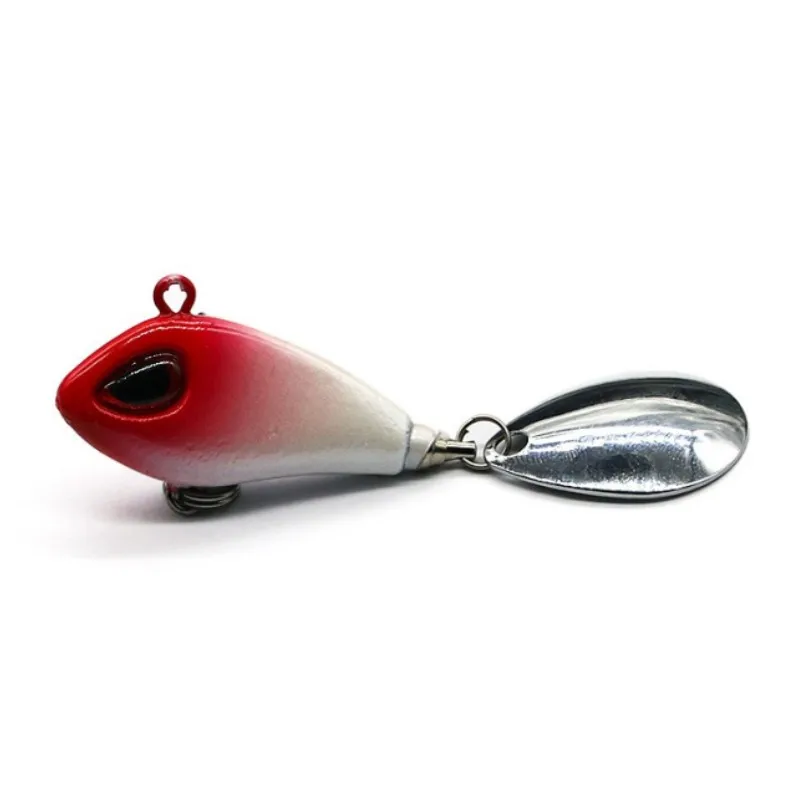 ZWICKE 1pcs Metal Mini VIB with Spoon Fishing Lure Winter Fishing Tackle Crankbait Vibration Spinner Sinking Bait 6g10g17g25g