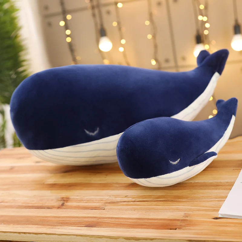 25CM Cartoon Super Soft Plush Toy Sea Animal Blue Whale Soft Toy Stuffed Animal Fish Children's birthday gift