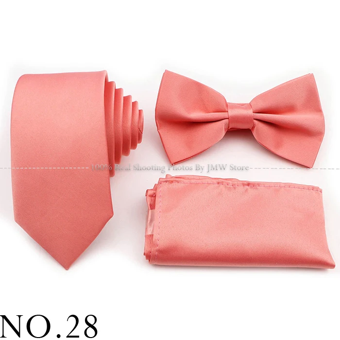 Hot Sale Purple Pink Sage Green Tie Set Polyester Necktie Bowtie Cufflink Brooch For Groom Suit Wedding Cravat Shirt Accessory