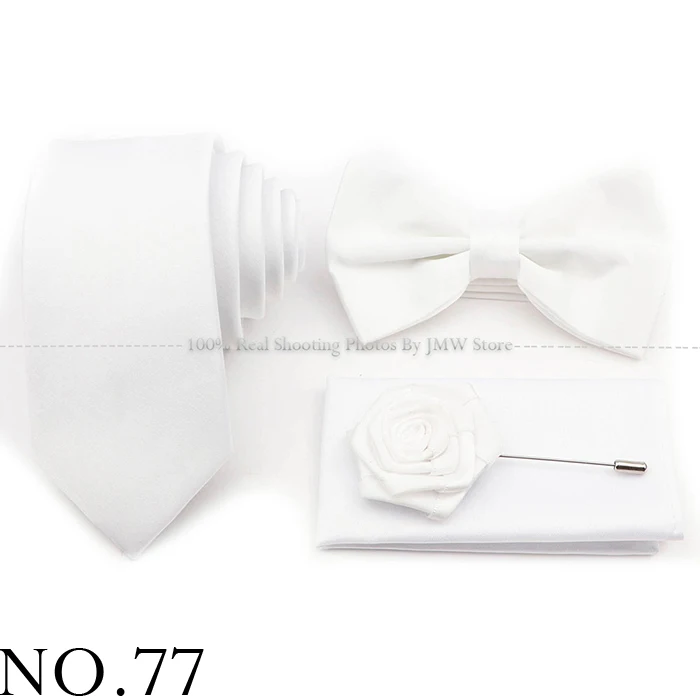 Hot Sale Purple Pink Sage Green Tie Set Polyester Necktie Bowtie Cufflink Brooch For Groom Suit Wedding Cravat Shirt Accessory