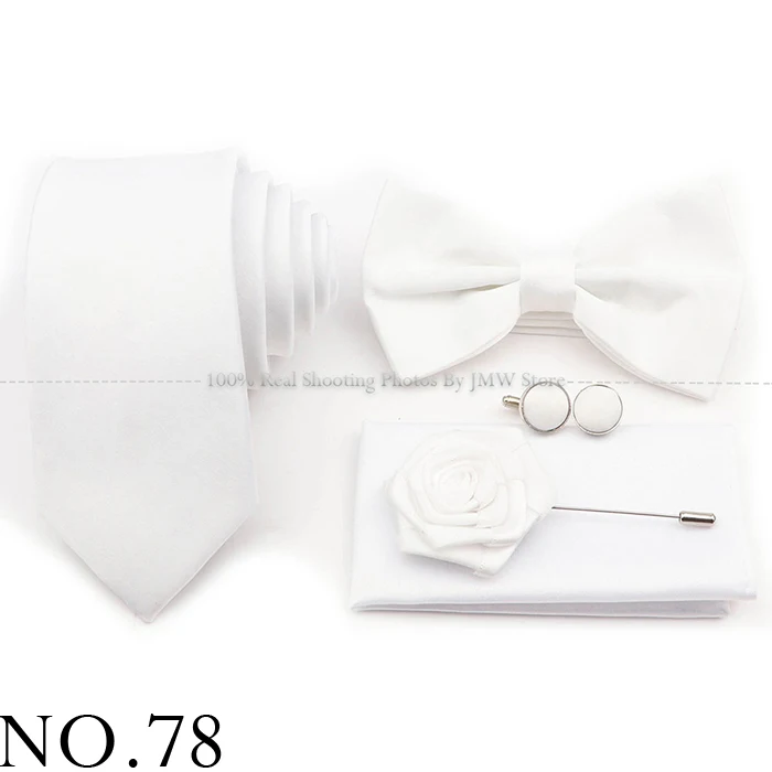 Hot Sale Purple Pink Sage Green Tie Set Polyester Necktie Bowtie Cufflink Brooch For Groom Suit Wedding Cravat Shirt Accessory