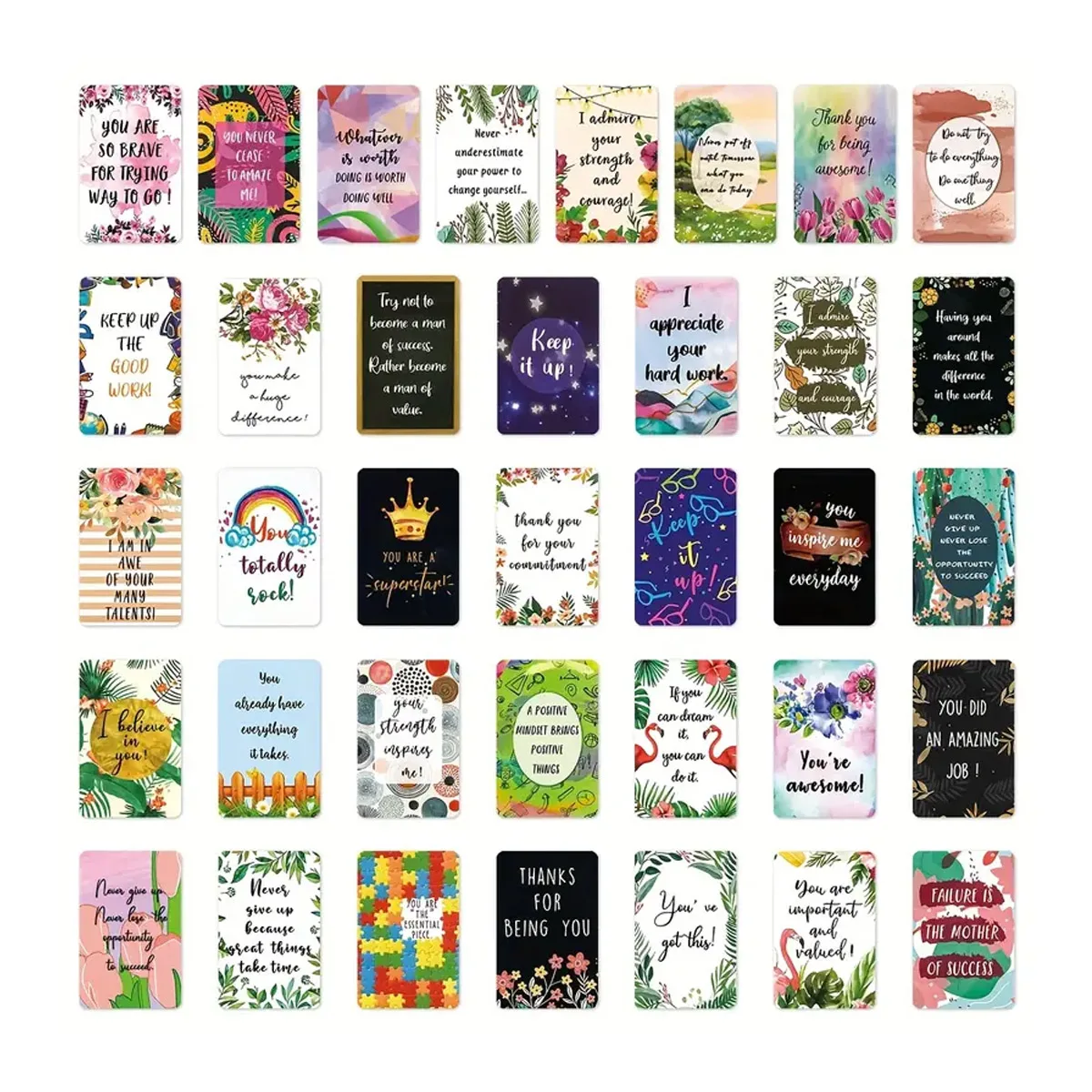 72 Pieces Positive Affirmation Cards Inspirational And Encouragement Cards For Women Men Daily Affirmations Cards