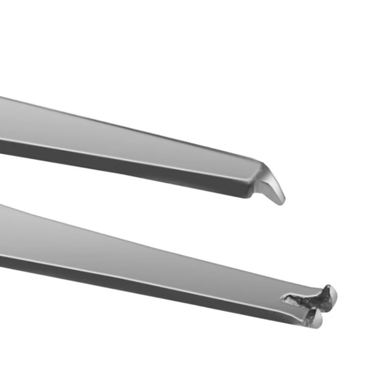 Professional Straight Tweezers Surgical Tweezers Tissue Thumb Forceps Tweezers Stainless Steel Tweezer for Industrial KXRE