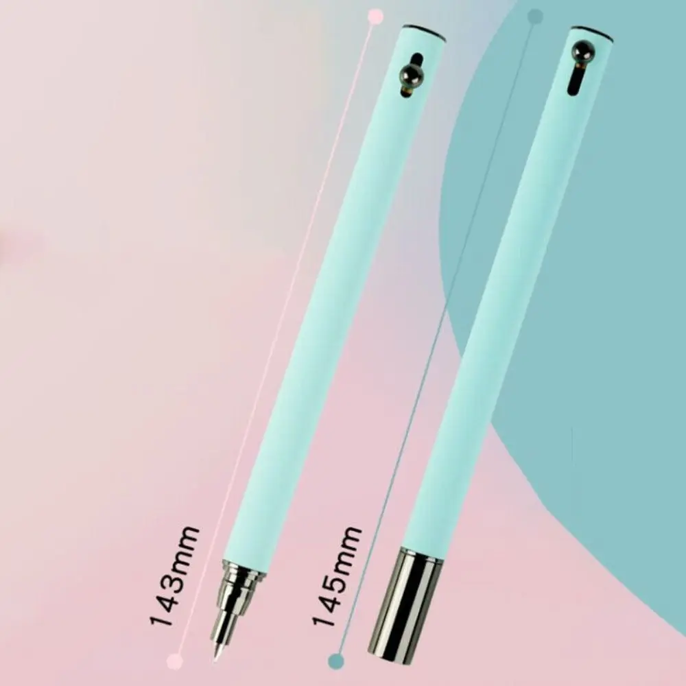 0.38mm Retractable Press Type Fountain Pen Creative Metal Ink Pen Students Gift Nib Converter Filler Pen School Office Supplies