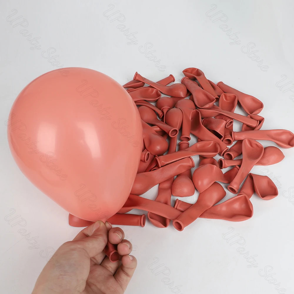 5/10/12/18inch Dusty Pink Balloons Retro Rose Hot Pink Pastel Light Pink Balloons for Birthday Wedding Baby Shower Party Decorat