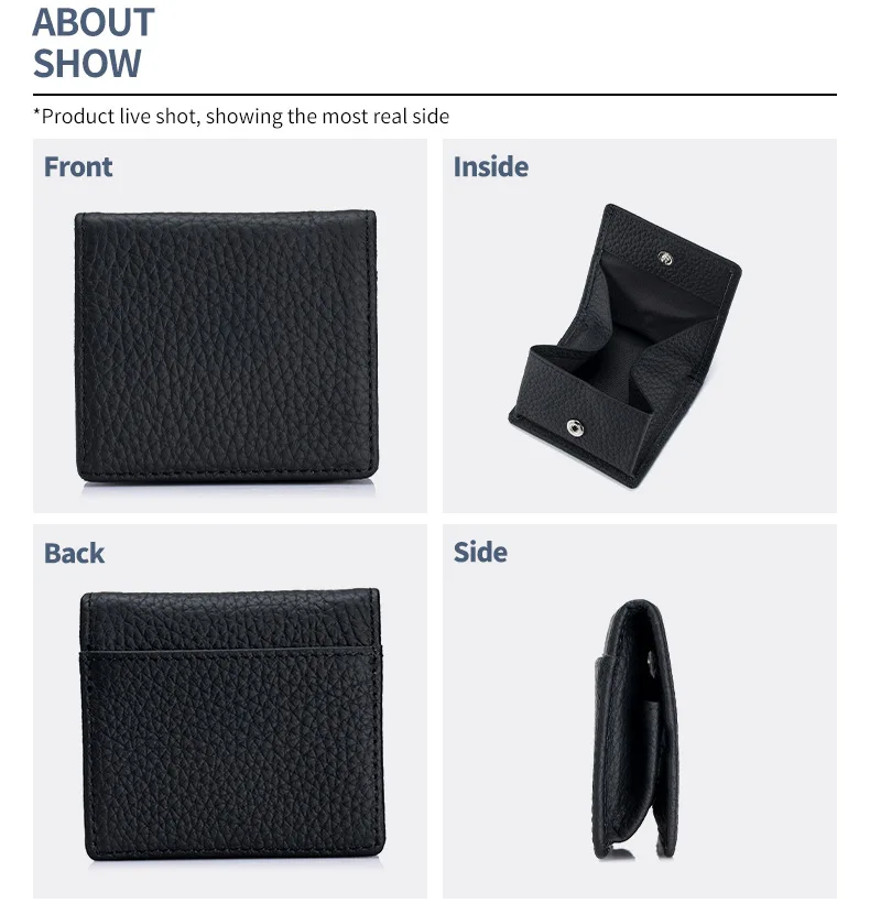 Genuine Leather Unisex Money Bag Luxury Design Famous Brand Hasp Square Wallet Fashion Girls Mini Wallet Women Small Coin Purses