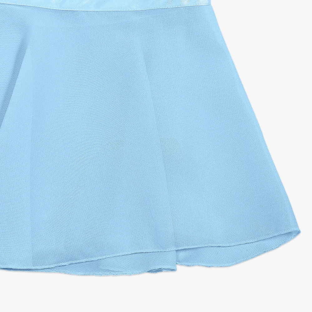 Gymnastics Leotards for Girls Dance Skirted Clothes Kids Ballet Tutu Dress Toddler Short Sleeve Stage Dance Wear