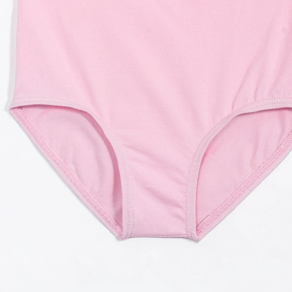 Gymnastics Leotards for Girls Dance Skirted Clothes Kids Ballet Tutu Dress Toddler Short Sleeve Stage Dance Wear
