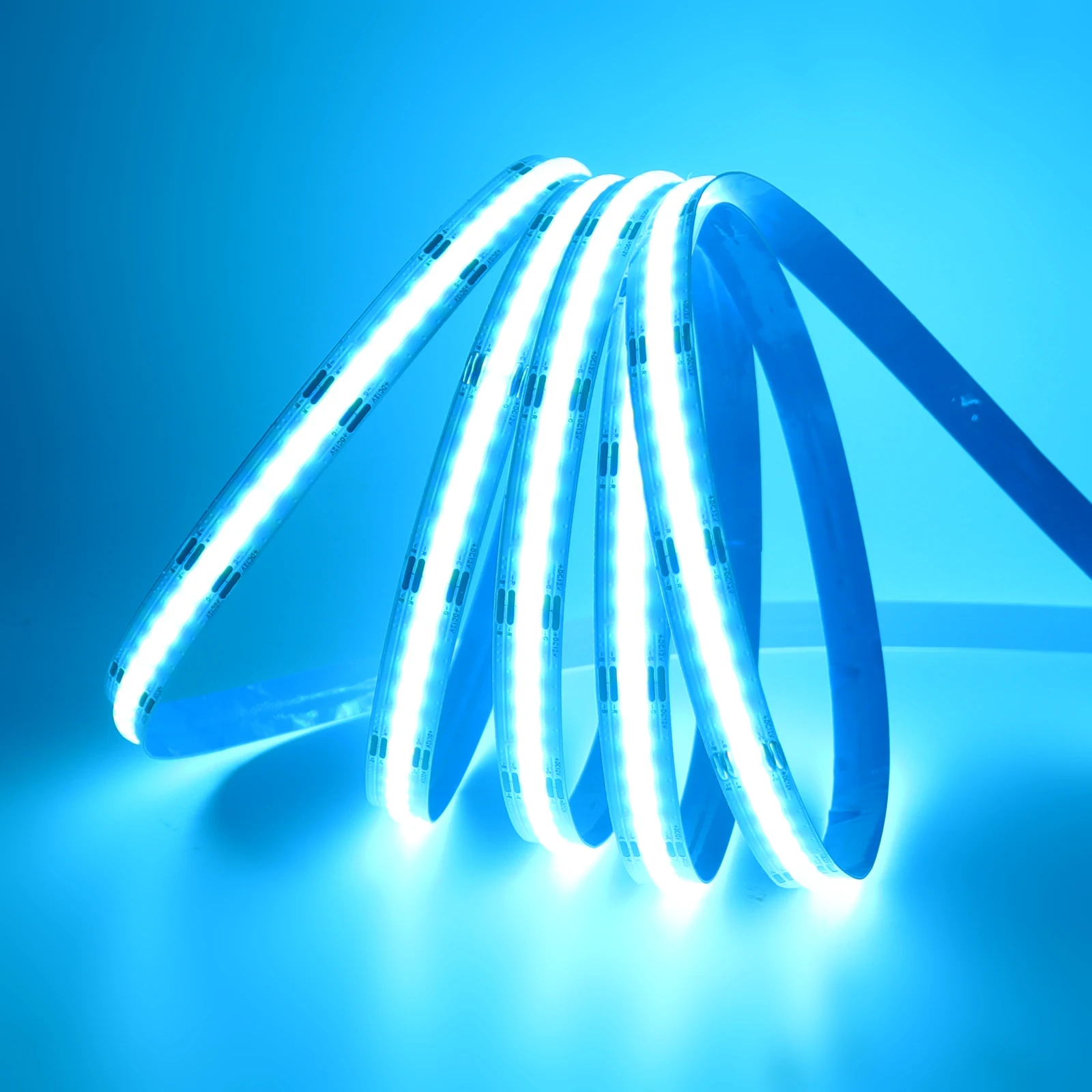 RGB RGBW RGBWW RGBCCT COB LED Strip 12V 24V 840 784LEDs/M Flexible High Bright Dotless Led Tape Diode Flexible Ribbon