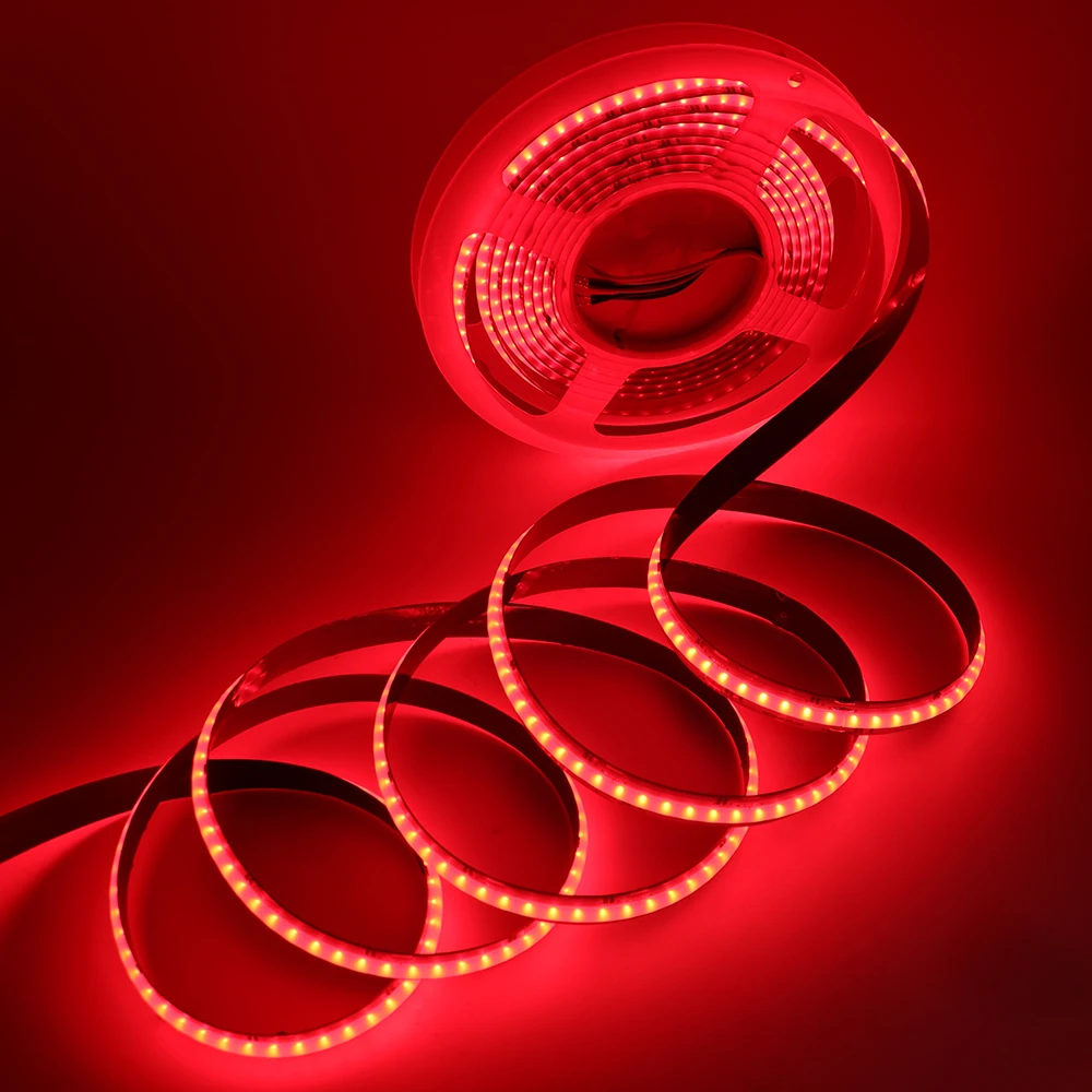 RGB RGBW RGBWW RGBCCT COB LED Strip 12V 24V 840 784LEDs/M Flexible High Bright Dotless Led Tape Diode Flexible Ribbon