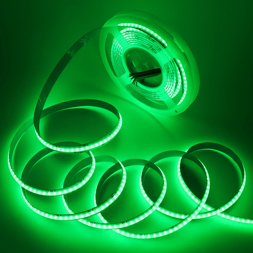 RGB RGBW RGBWW RGBCCT COB LED Strip 12V 24V 840 784LEDs/M Flexible High Bright Dotless Led Tape Diode Flexible Ribbon