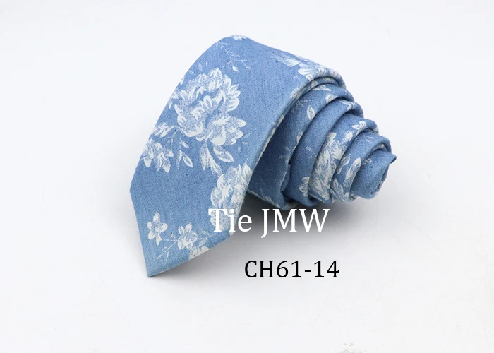Floral Ties For Men Skinny Cotton Neck Tie For Wedding Casual Mens Women Necktie Classic Suits Dress Flower Print Tie Men Gift
