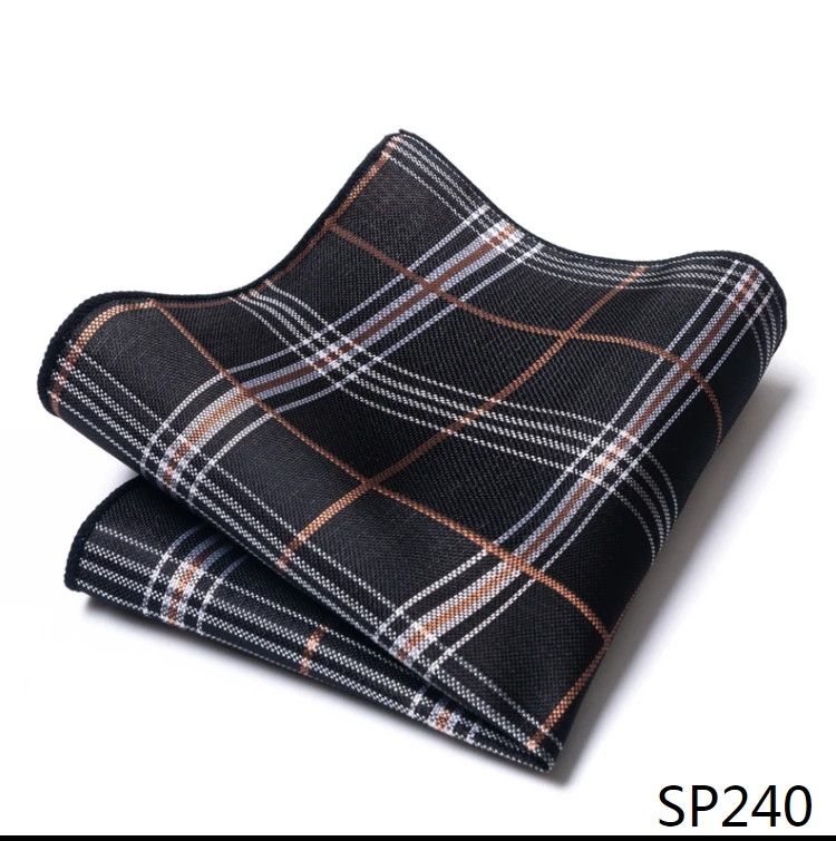 Mix Colors Newest style Classic Silk Pocket Square Handkerchief Clothing accessories Paisley Beige Male Fit Business