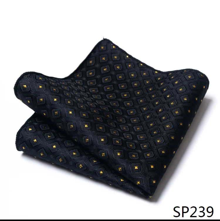 Mix Colors Newest style Classic Silk Pocket Square Handkerchief Clothing accessories Paisley Beige Male Fit Business