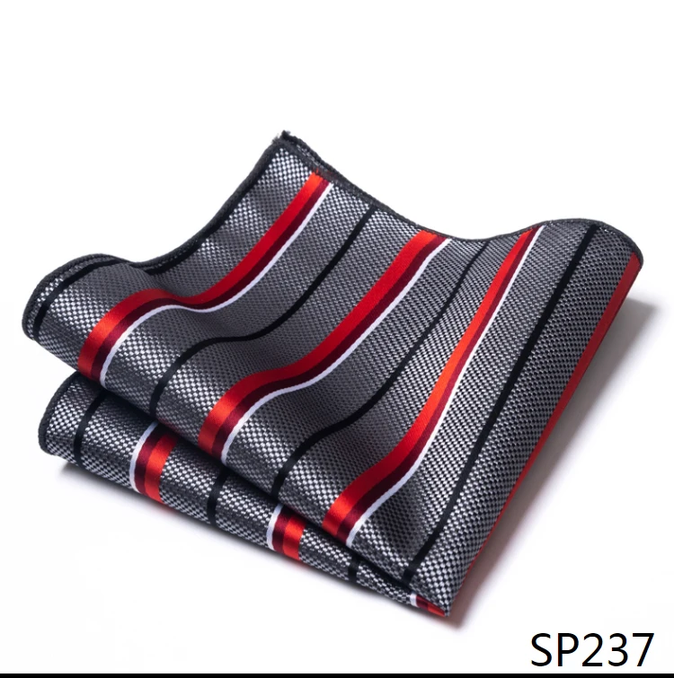 Mix Colors Newest style Classic Silk Pocket Square Handkerchief Clothing accessories Paisley Beige Male Fit Business