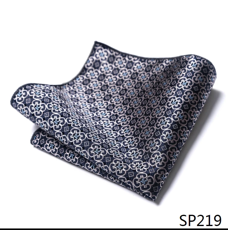 Mix Colors Newest style Classic Silk Pocket Square Handkerchief Clothing accessories Paisley Beige Male Fit Business