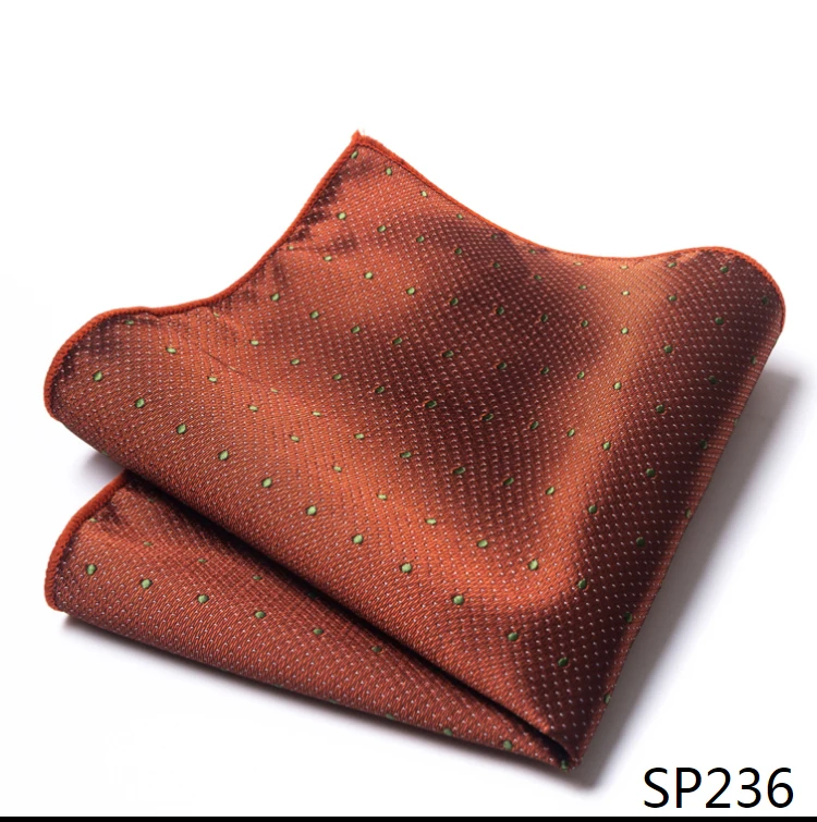 Mix Colors Newest style Classic Silk Pocket Square Handkerchief Clothing accessories Paisley Beige Male Fit Business