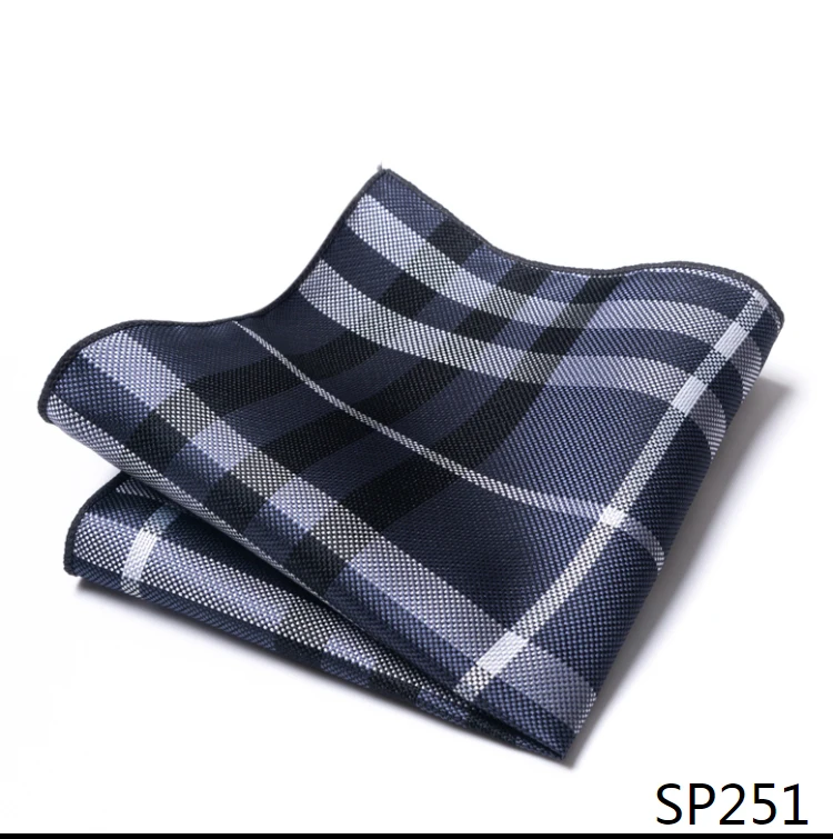 Mix Colors Newest style Classic Silk Pocket Square Handkerchief Clothing accessories Paisley Beige Male Fit Business