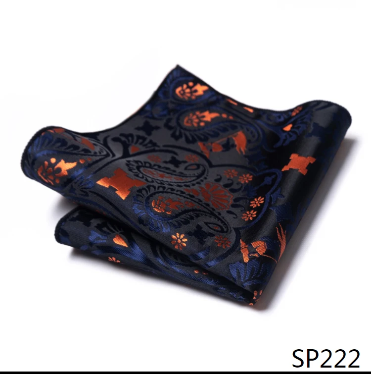 Mix Colors Newest style Classic Silk Pocket Square Handkerchief Clothing accessories Paisley Beige Male Fit Business