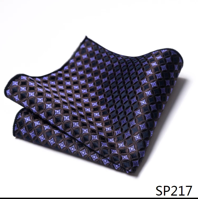 Mix Colors Newest style Classic Silk Pocket Square Handkerchief Clothing accessories Paisley Beige Male Fit Business