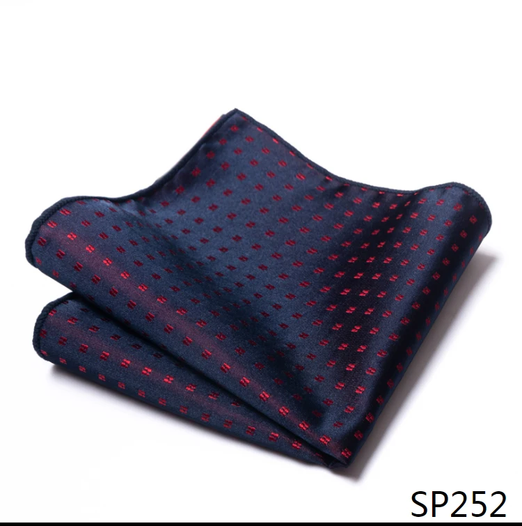 Mix Colors Newest style Classic Silk Pocket Square Handkerchief Clothing accessories Paisley Beige Male Fit Business