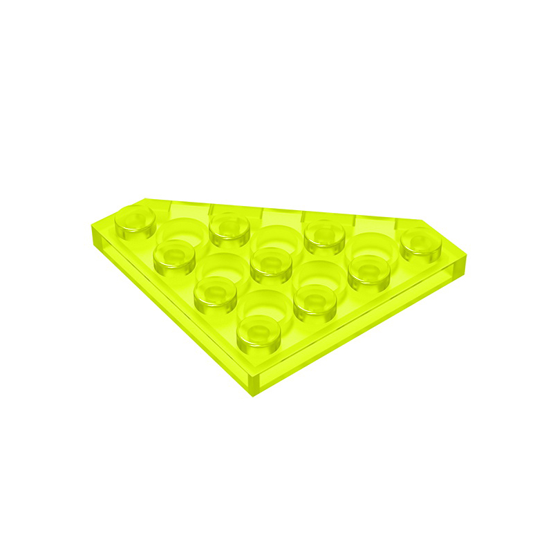 Gobricks GDS-554 Wedge, Plate 4 x 4 Cut Corner compatible with lego 30503 pieces of children's DIY Building Blocks Technical