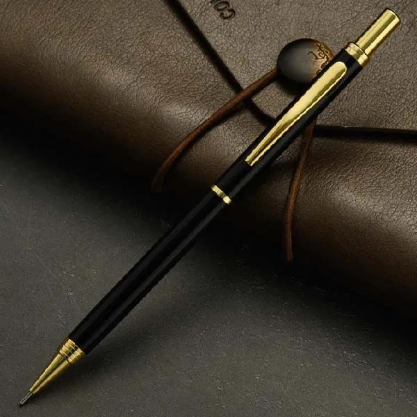 0.5mm Metal Mechanical Pencils Gold Silver Pencils for School Office Writing Supplies Kawaii Stationery