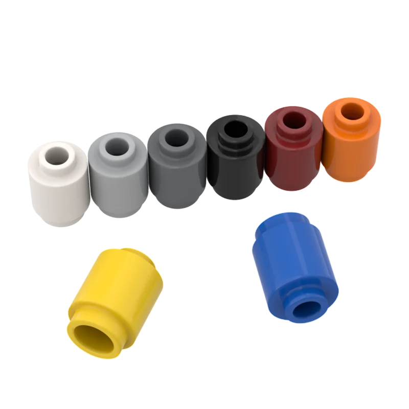 3062b 30068 35390 3062 Round 1 x 1 Bricks Collections Bulk Modular GBC Toys For Technical MOC DIY Building Blocks Compatible