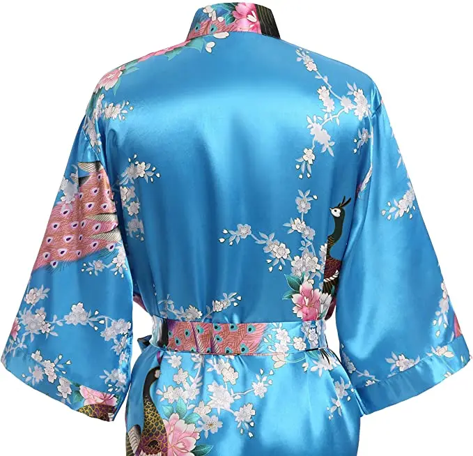 Rayon Robes Women Nightwear Flower Home Clothes Intimate Lingerie Casual Kimono Bath Gown Lady Sexy Night Dress Oversize 3XL