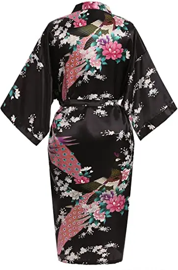 Rayon Robes Women Nightwear Flower Home Clothes Intimate Lingerie Casual Kimono Bath Gown Lady Sexy Night Dress Oversize 3XL