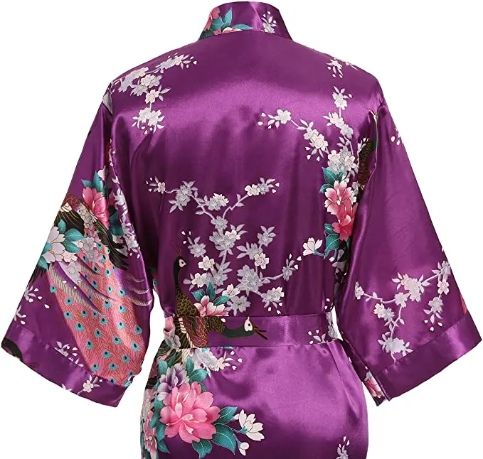 Rayon Robes Women Nightwear Flower Home Clothes Intimate Lingerie Casual Kimono Bath Gown Lady Sexy Night Dress Oversize 3XL