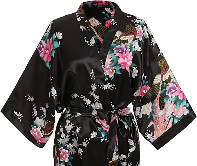 Rayon Robes Women Nightwear Flower Home Clothes Intimate Lingerie Casual Kimono Bath Gown Lady Sexy Night Dress Oversize 3XL