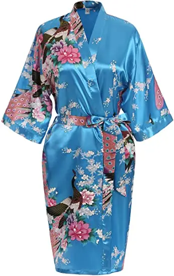 Rayon Robes Women Nightwear Flower Home Clothes Intimate Lingerie Casual Kimono Bath Gown Lady Sexy Night Dress Oversize 3XL
