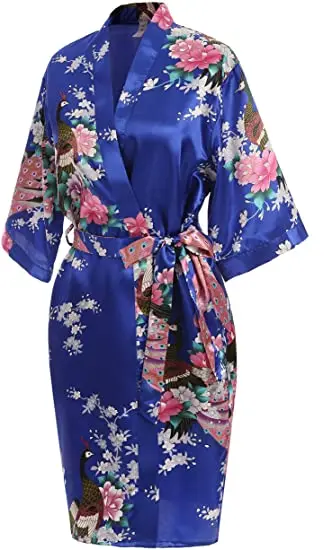 Rayon Robes Women Nightwear Flower Home Clothes Intimate Lingerie Casual Kimono Bath Gown Lady Sexy Night Dress Oversize 3XL