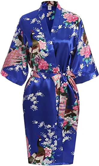 Rayon Robes Women Nightwear Flower Home Clothes Intimate Lingerie Casual Kimono Bath Gown Lady Sexy Night Dress Oversize 3XL