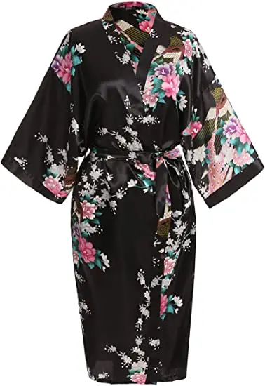 Rayon Robes Women Nightwear Flower Home Clothes Intimate Lingerie Casual Kimono Bath Gown Lady Sexy Night Dress Oversize 3XL