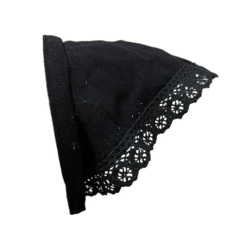 New Spring and Summer Linen Denim Fabric Girls Bandana Hairband Hair Accessories