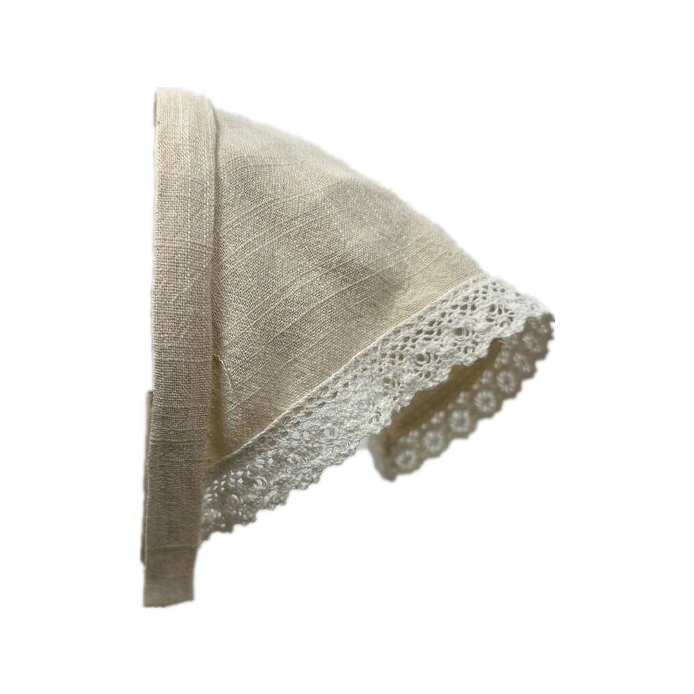 New Spring and Summer Linen Denim Fabric Girls Bandana Hairband Hair Accessories