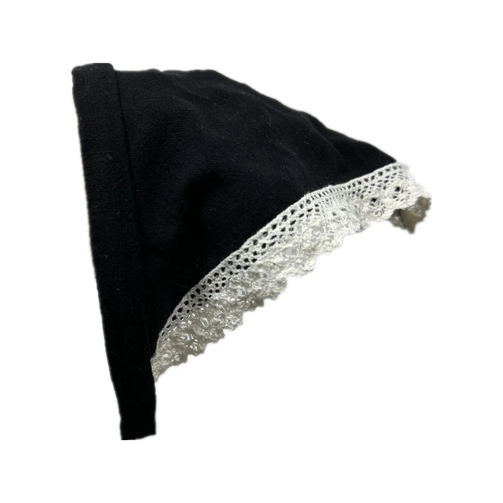New Spring and Summer Linen Denim Fabric Girls Bandana Hairband Hair Accessories