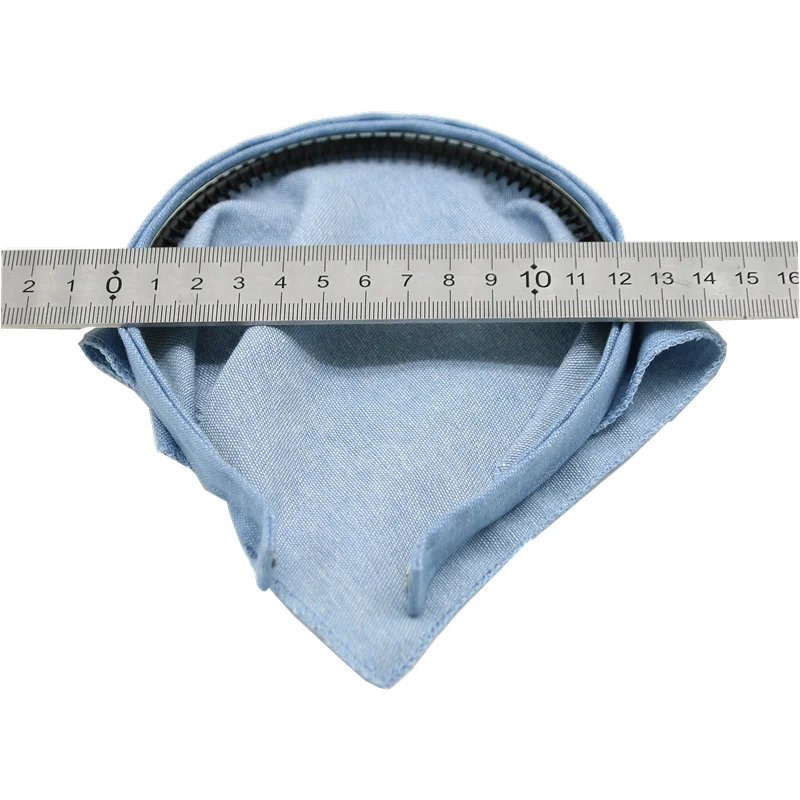 New Spring and Summer Linen Denim Fabric Girls Bandana Hairband Hair Accessories