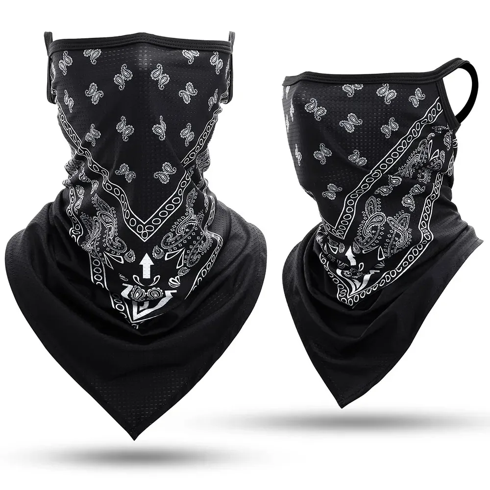 Summer Sports Bandana Breathable Face Mask Cover Outdoor Cycling Hiking Scarf Cycling Running Fishing Hunting Neck Gaiter Men