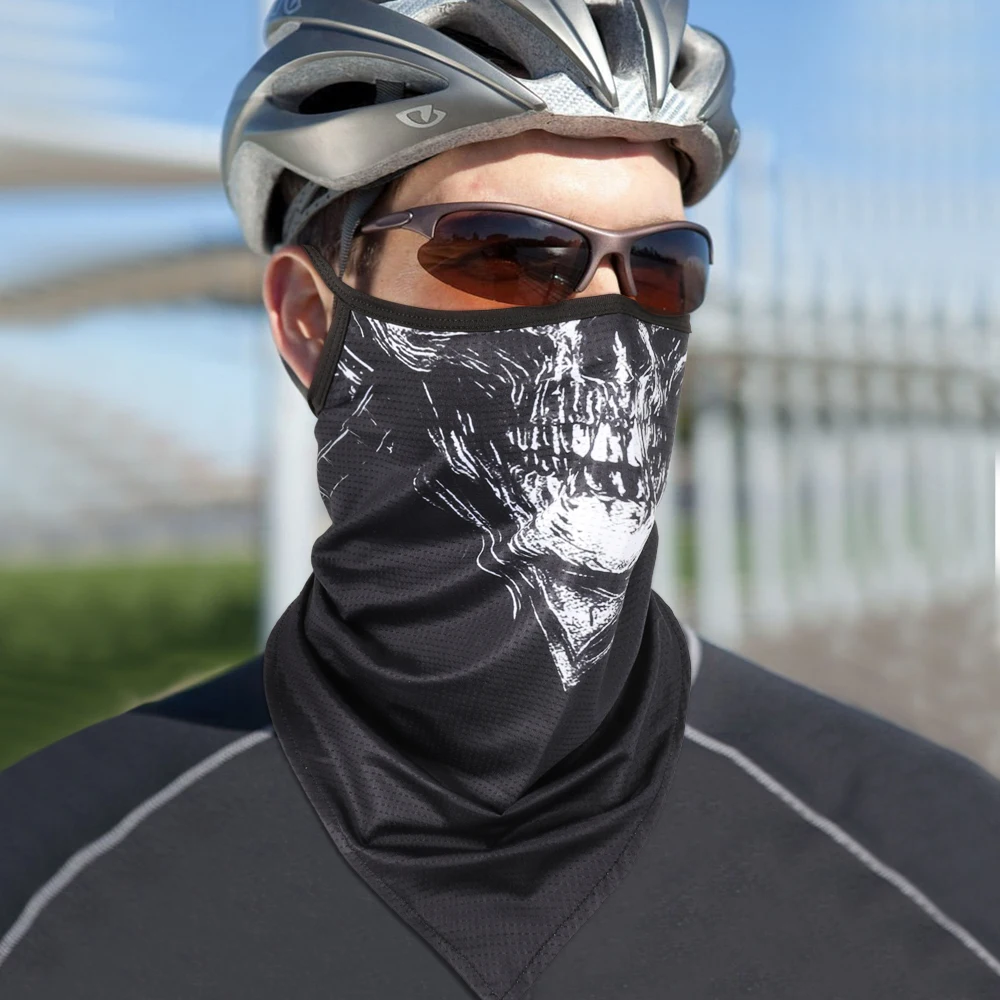 Summer Sports Bandana Breathable Face Mask Cover Outdoor Cycling Hiking Scarf Cycling Running Fishing Hunting Neck Gaiter Men