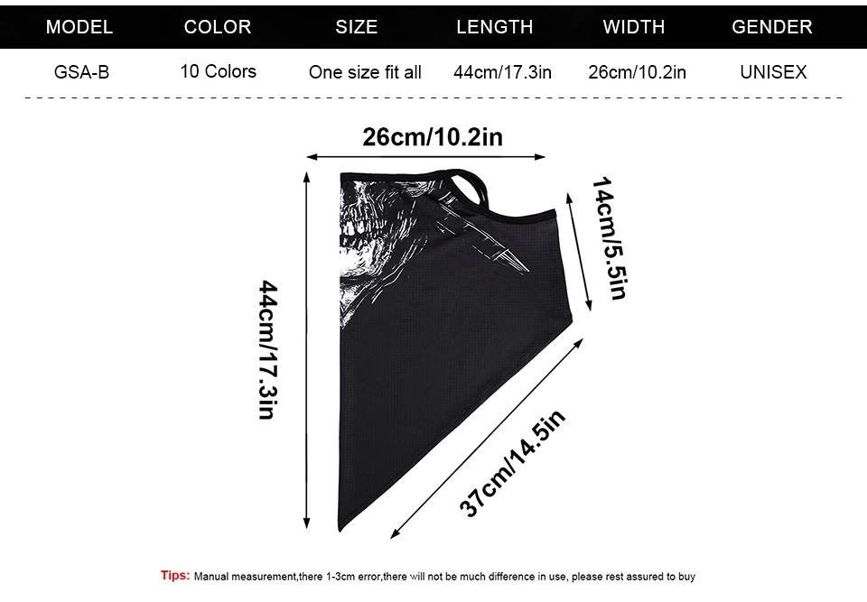 Summer Sports Bandana Breathable Face Mask Cover Outdoor Cycling Hiking Scarf Cycling Running Fishing Hunting Neck Gaiter Men