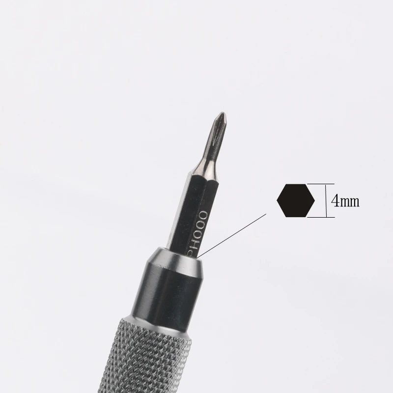 Slotted 1.0/1.5/2.0/2.5/3.0/3.5/4.0 H4×28mm Screwdriver Bits set 4mm 3/25 inch hand tools key iphone call phone Repairing