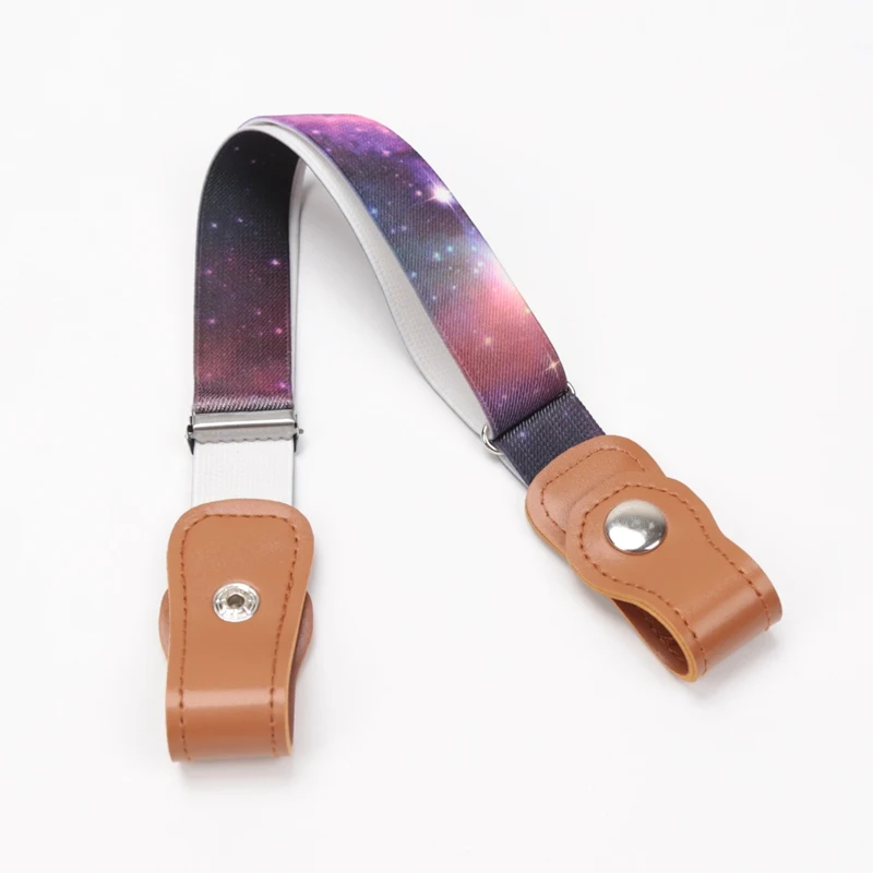New Child Kids Buckle-Free Elastic Belt No Buckle Stretch Belt for Boys Girls Adjustable Children for Jeans Pants Lazy Belts